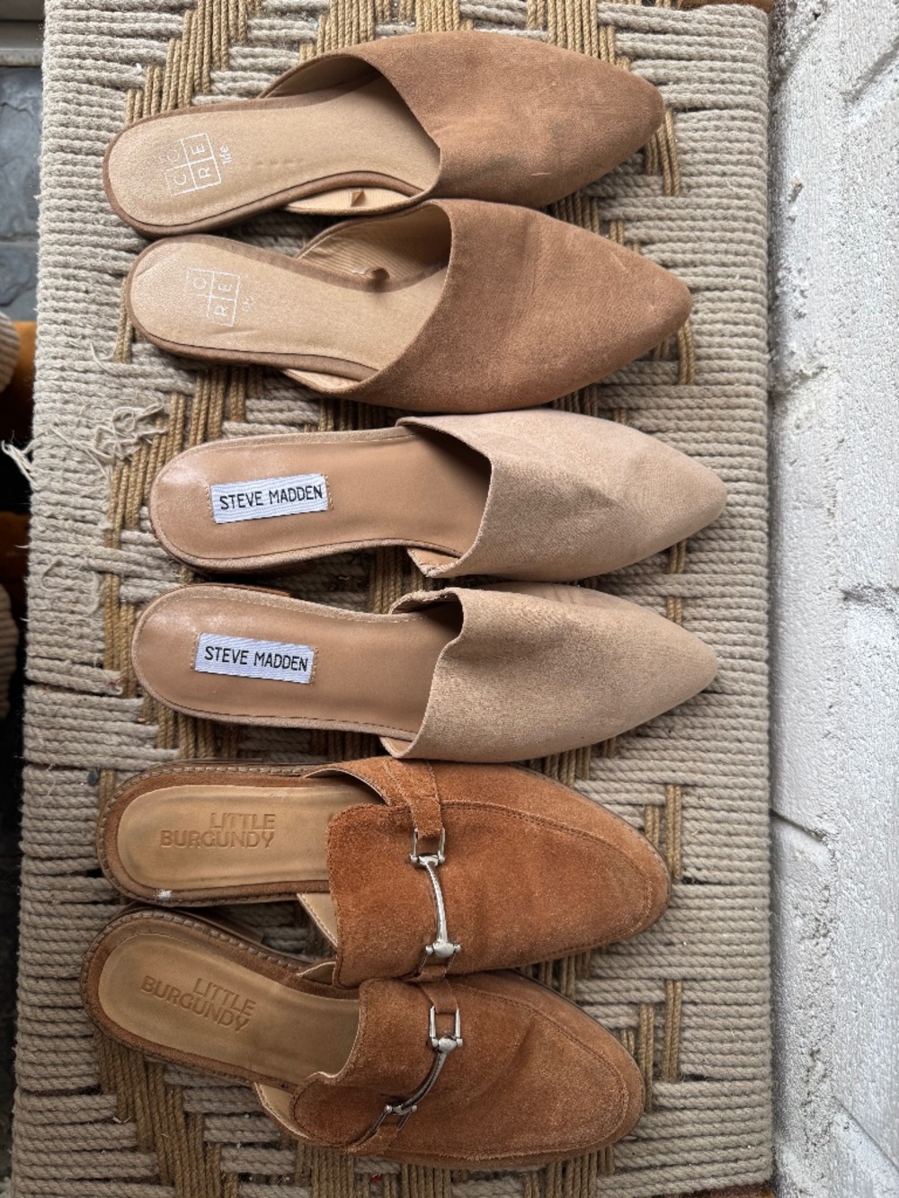 3 pairs of slides